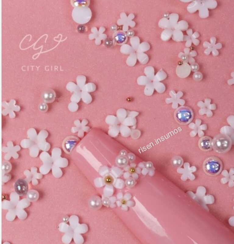 Flores Deco 3d City Girl Uñas