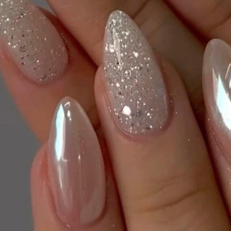 Esmalte Semi Glitter Plateado Charm Limit