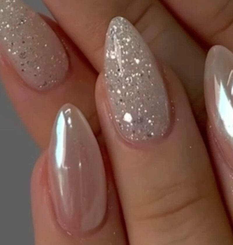 Esmalte Semi Glitter Plateado Charm Limit