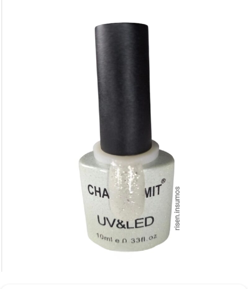 Esmalte Semi Glitter Plateado Charm Limit - Imagen 2