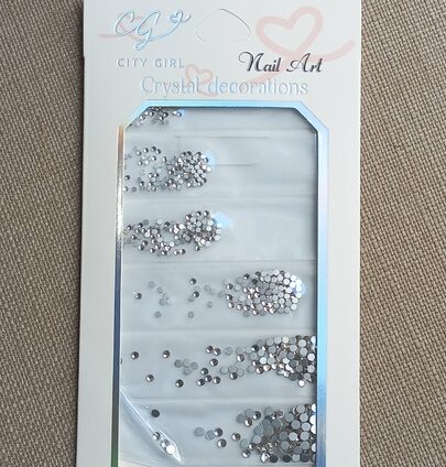Strass Piedras Deco Crystales Plata City Girl