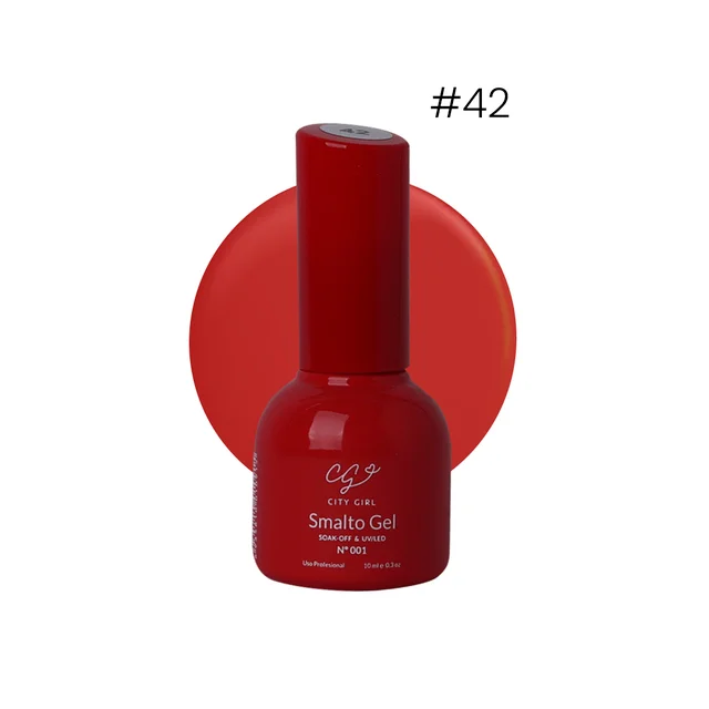 Esmalte Semi City Girl 42 Rojo