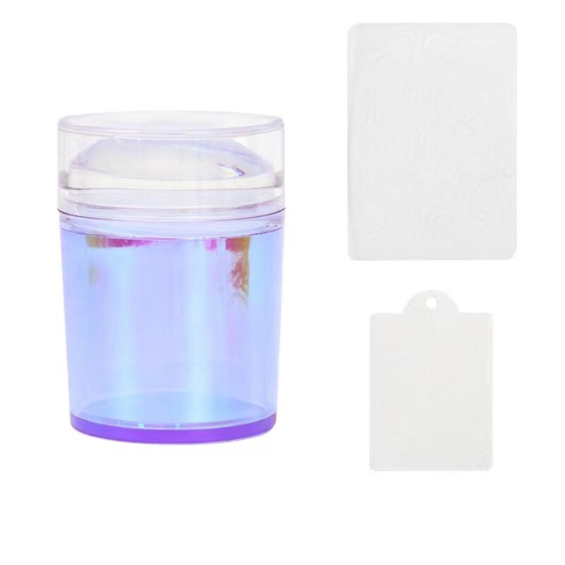 Sello Stamping de Silicona con Tapa Deco Uñas