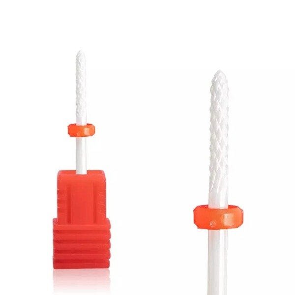 Fresa de Ceramica tipo Palillo Roja Uñas