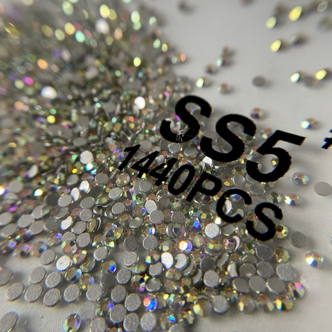 Strass Tornasol Piedritas Cristales Deco Uñas Charm SS 5