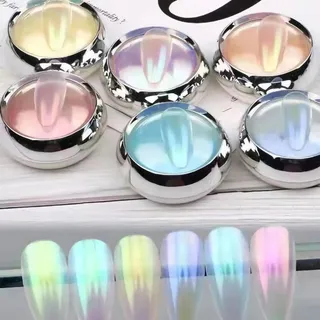 Polvo Efecto Aurora de Frote Colores /