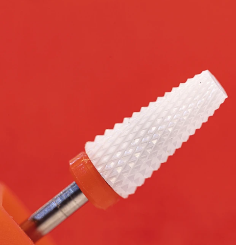 Fresa de Ceramica Tipo Conica Roja Uñas