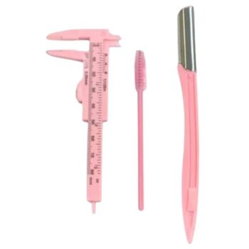 Kit para Cejas Calibre Perfilador y Cepillo