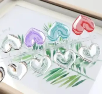 Muestrario Forma Corazon Uñas