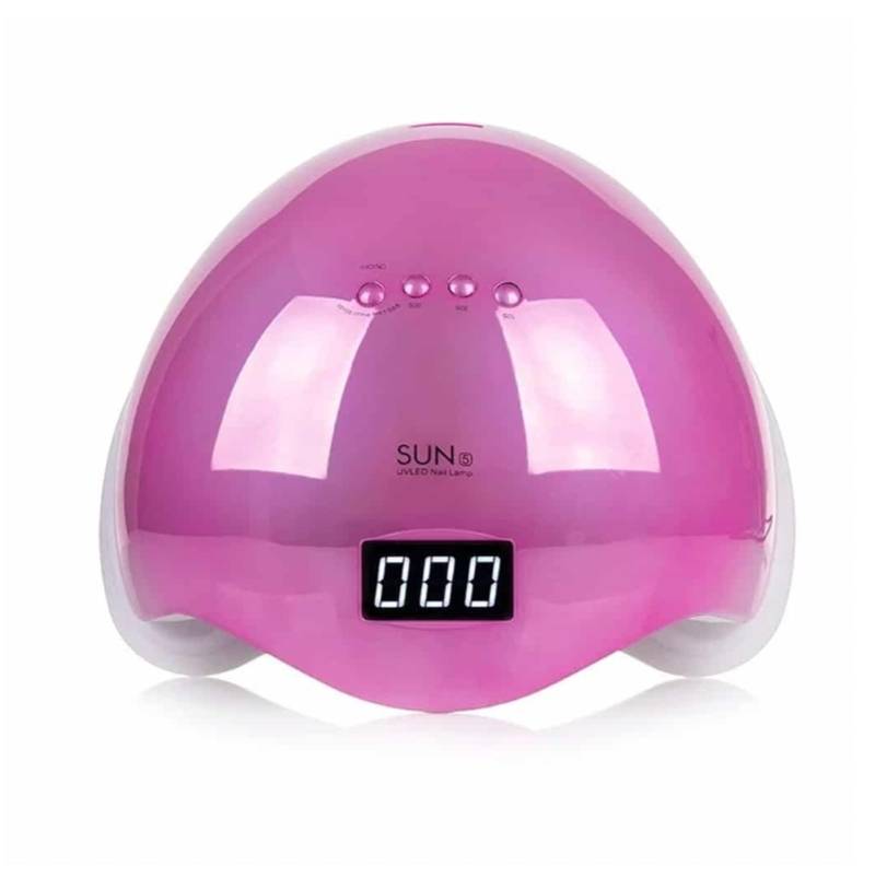 Cabina Lámpara UV Secado Uñas Nails 48w Rosa Tornasol