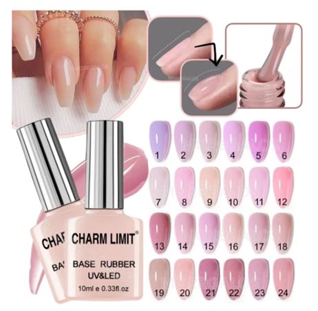 Base Rubber Charm Limit uv/led Capping uñas