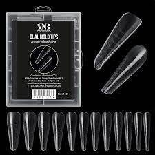 Tips Moldes Polygel Dual Cuadrados Tipo C1