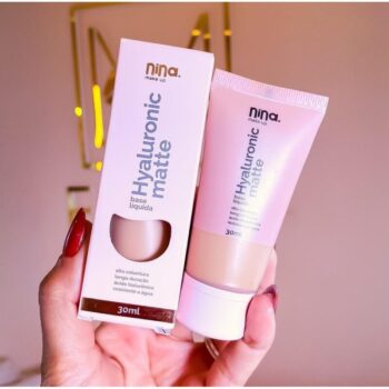 Base Liquida Matte Hialuronico Nina Makeup