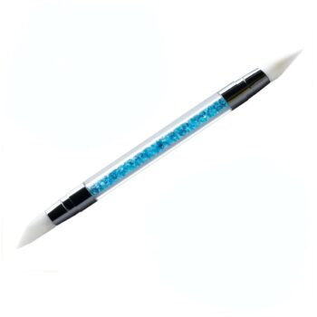 Pincel Silicona Doble Punta Nail Art Uñas Deco