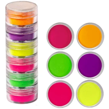 Torre Pigmentos Neon Uñas Makeup