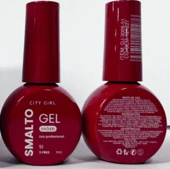 Esmalte Semi City Girl n. 51 Rojo