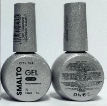 Esmalte Semi plateado Brillos City Girl n. 77