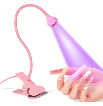 Lampara Uv Pre Curado Softgel 6w Rosa