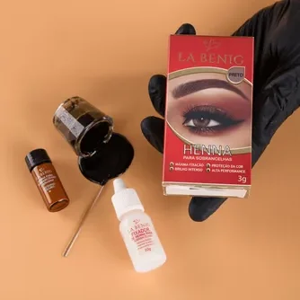 Henna La Benig Castaño Oscuro Cejas