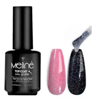 Top Coat Glitter Meline Brillo