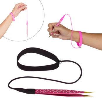 Pulsera Silicona Anticaidas para Pinzas Pestañas