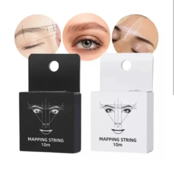 Hilo entintado para Cejas Visagismo Negro