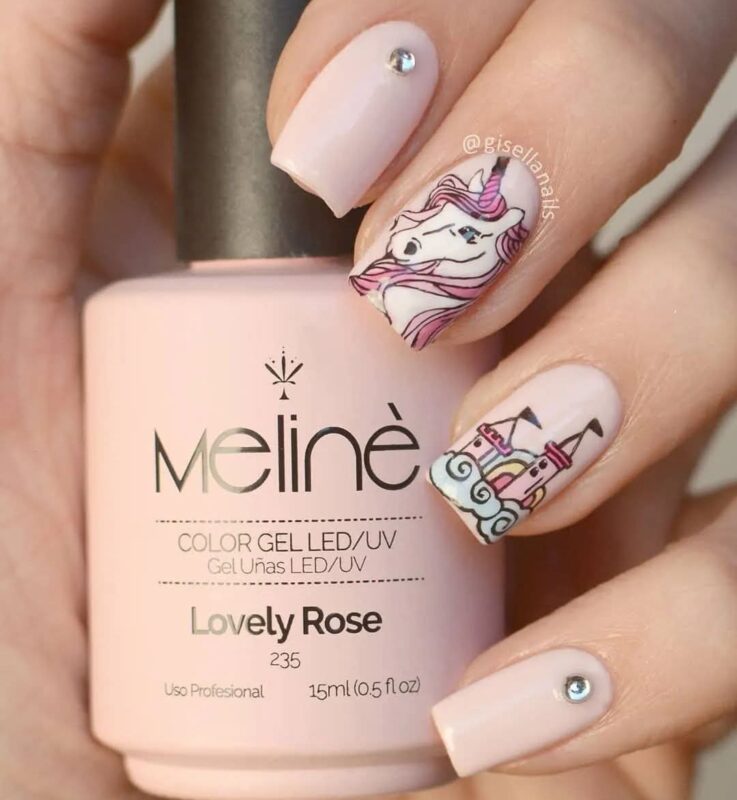 Esmalte Meline Nude 235 Lovely Rose