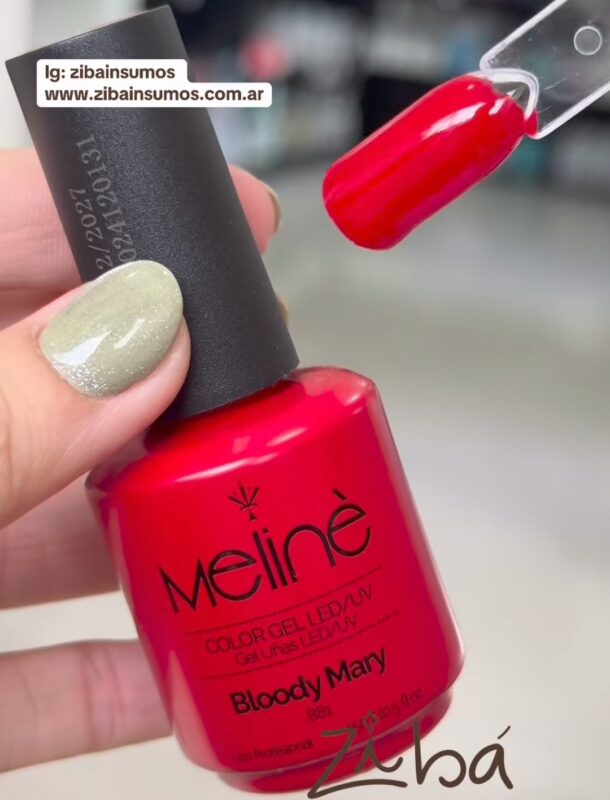 Esmalte Meline Rojo 881 Bloody Mary