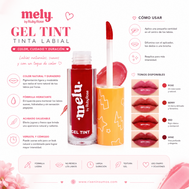 Tinta Labial Melu de Ruby Rose 🌹