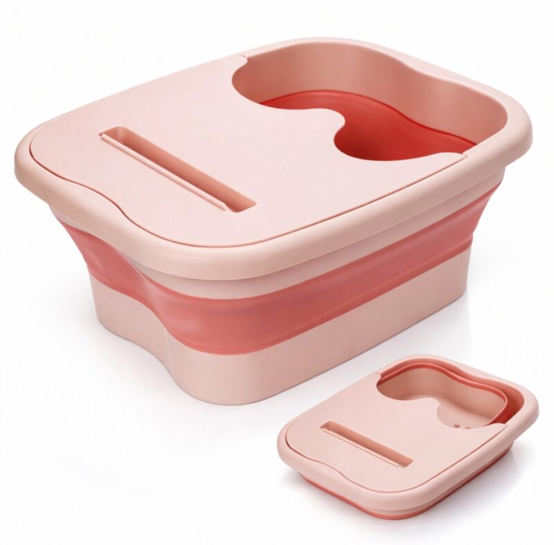 Bacha Pies Pedicura Plegable con Tapa