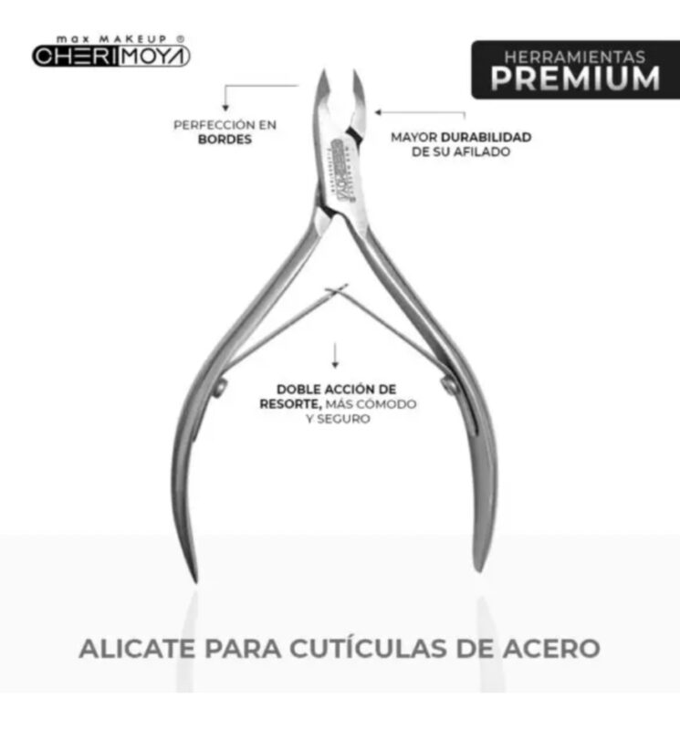 Alicate Cherimoya Acero Inoxidable Corta cuticulas