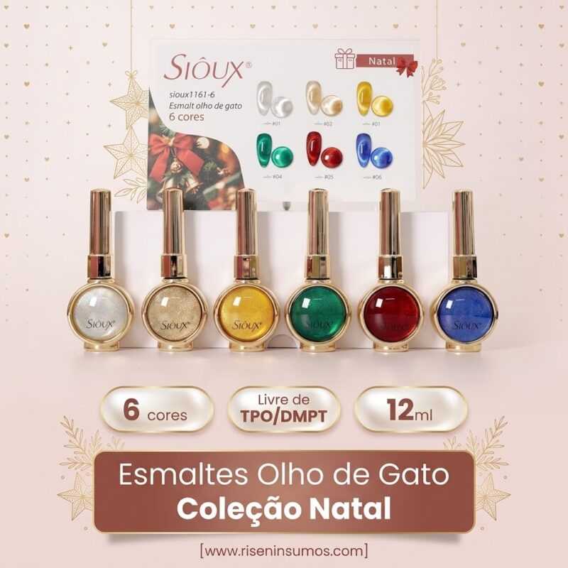 Cat Eye Colección Natal Navideña Sioux Ojo de Gato