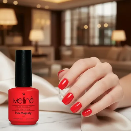 Esmalte Semi Meline Naranja Her Majesty 176