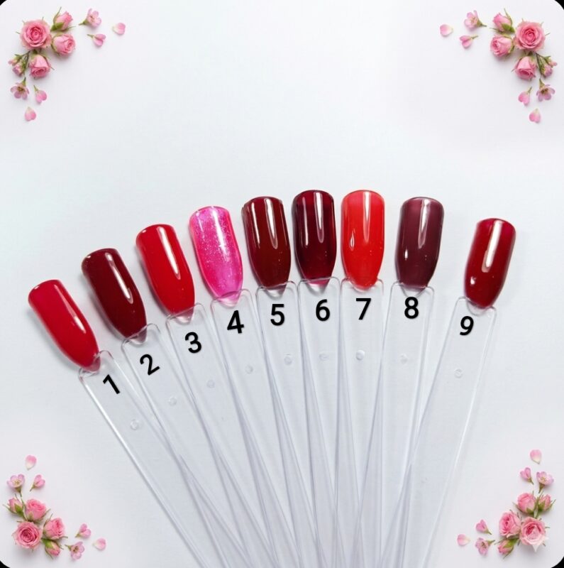 Esmalte Semi Charm Limit 10ml mod1 Rojo Bordo