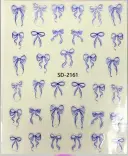 Stickers Moñitas 3d Uñas Nails Deco