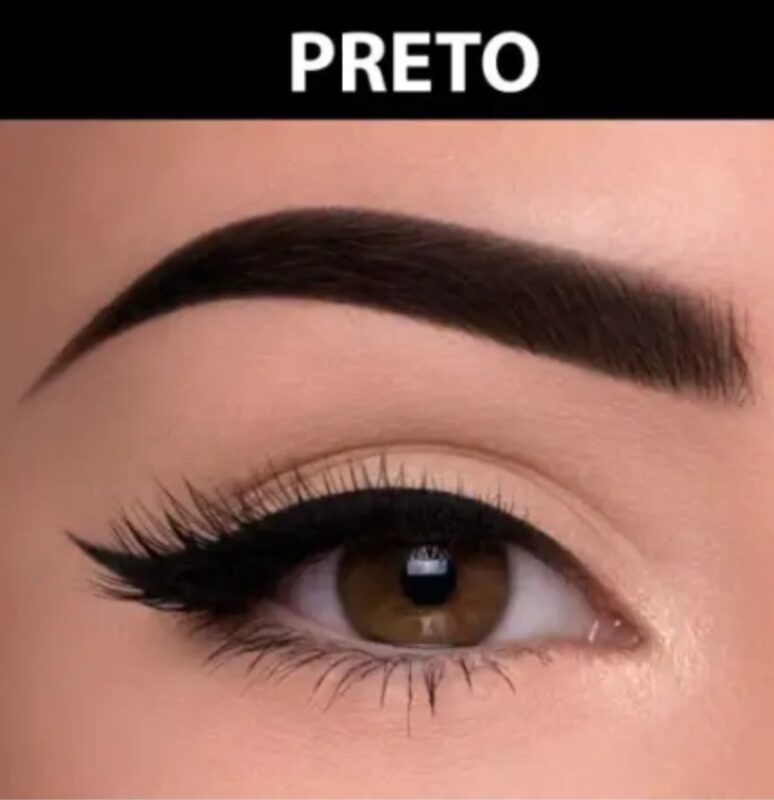 Henna Preto Makiaj Cejas Organica Negro