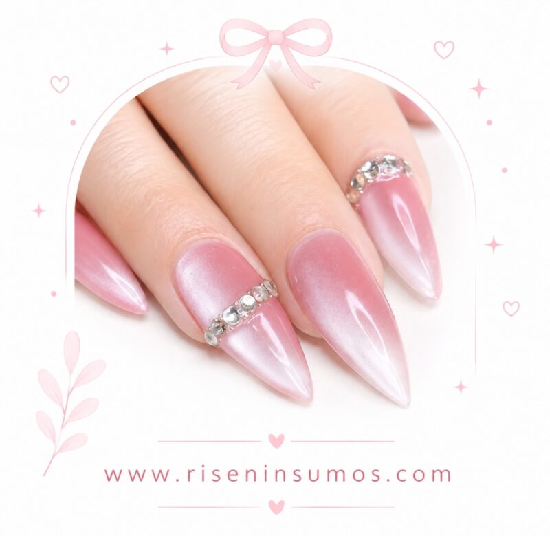 Esmalte Semi Cat Eye Ojo de Gato Rosa 15ml