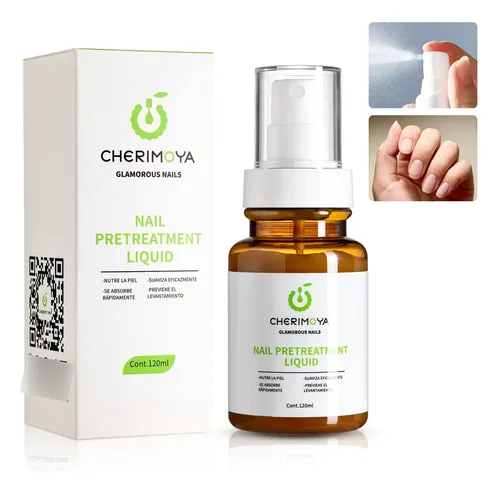 Liquido Pre Tratamiento 3en1 Nail Pre Treatment Cherimoya 120ml - Imagen 2