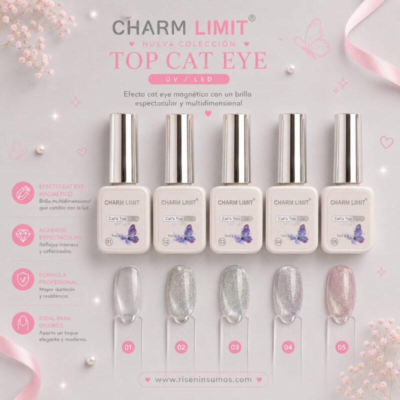 Cat's Top Coat Ojo de Gato Charm Limit 7ml