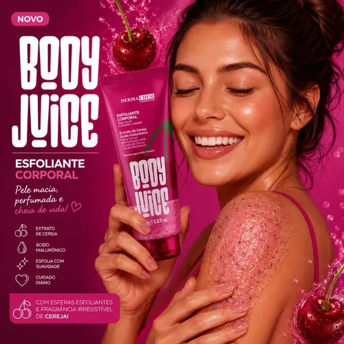 Gel Exfoliante Corporal Cereza100grs