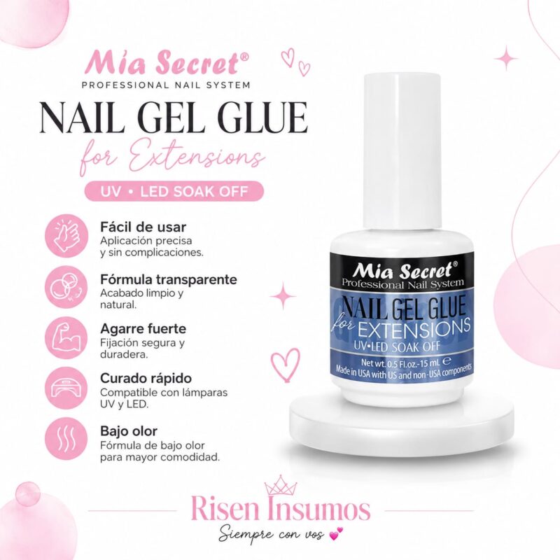 Pega Softgel Nail Glue Mia Secret 15ml