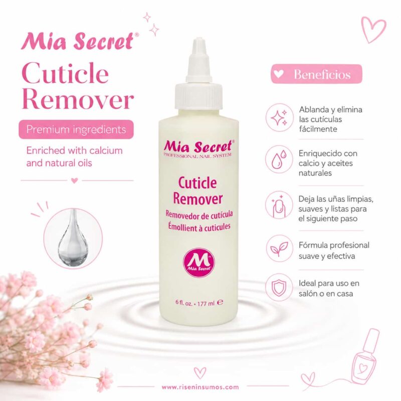 Removedor de Cuticulas Mia Secret 177ml Cuticle Remover