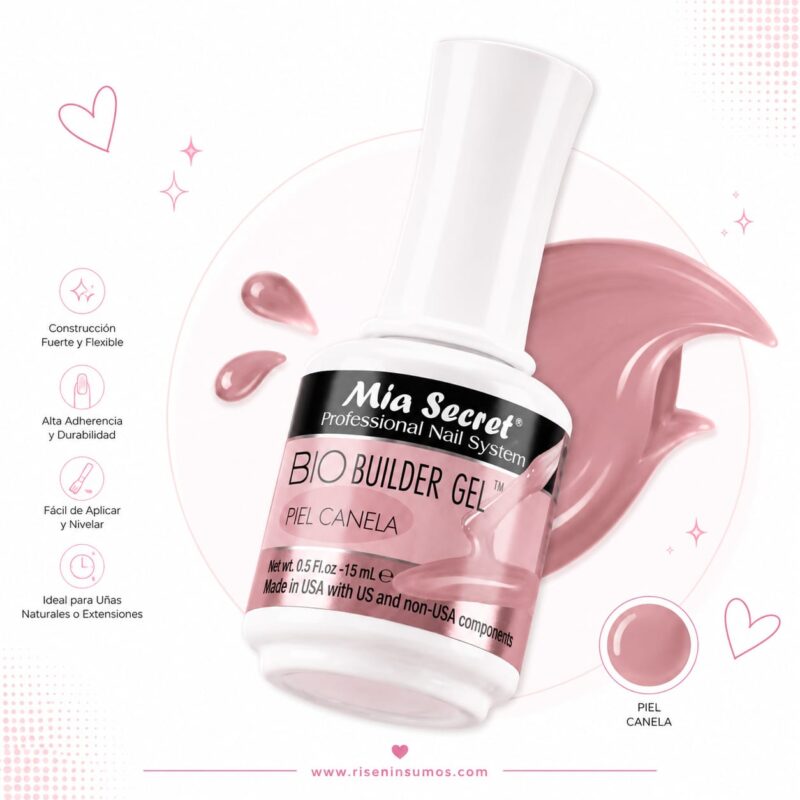 Builder Extension Gel Mia Secret 15ml - Piel Canela