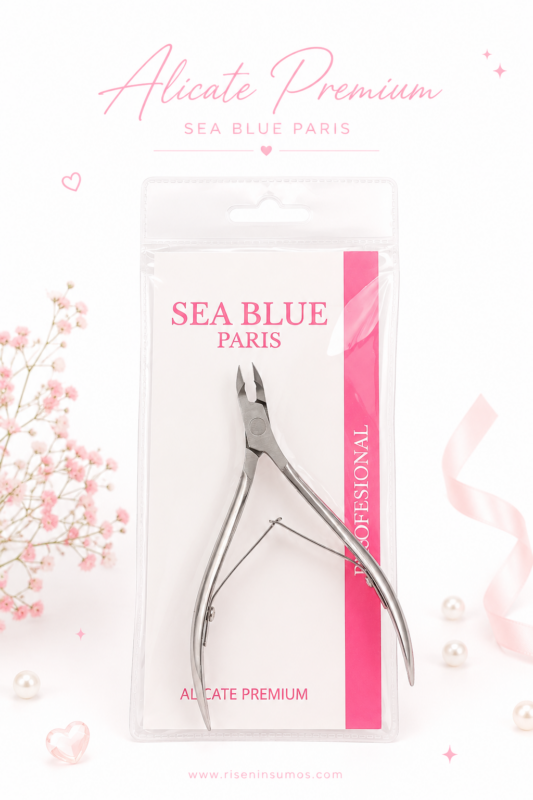Alicate Sea Blue Acero Inoxidable 7mm Corta cuticulas