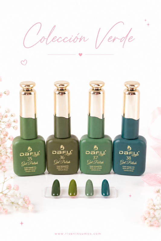 Esmalte Semi Verdes Dafu Royal Deluxe
