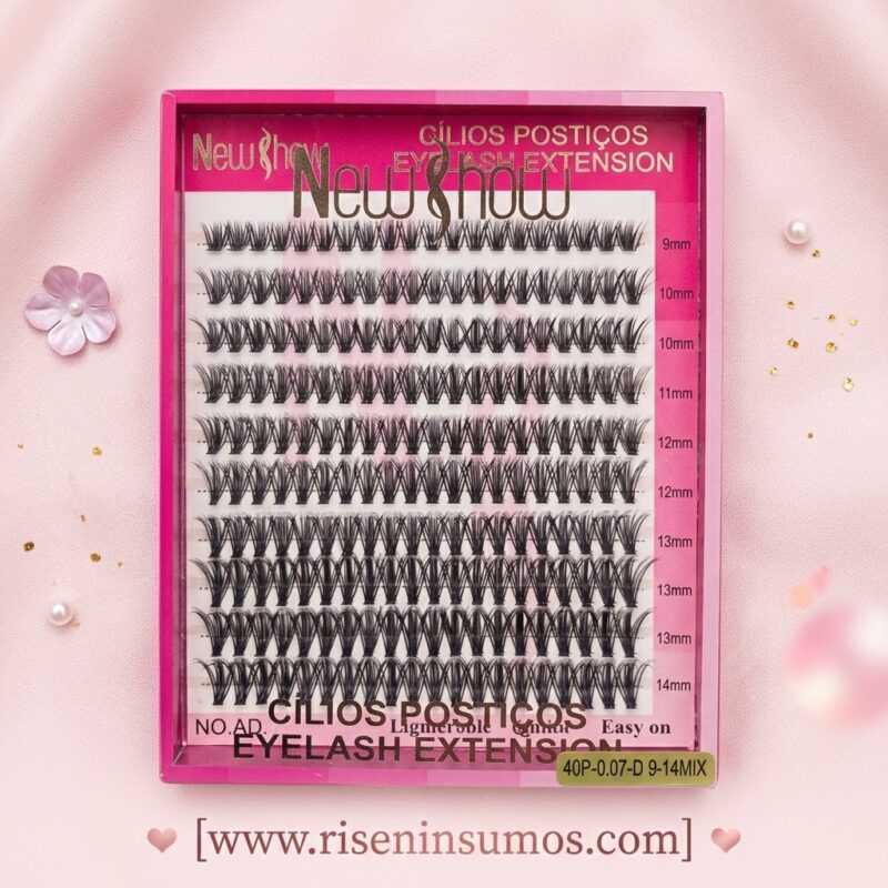 Pestañas Punto por Punto Mix 9a14 - 40p 0.07D NewShow