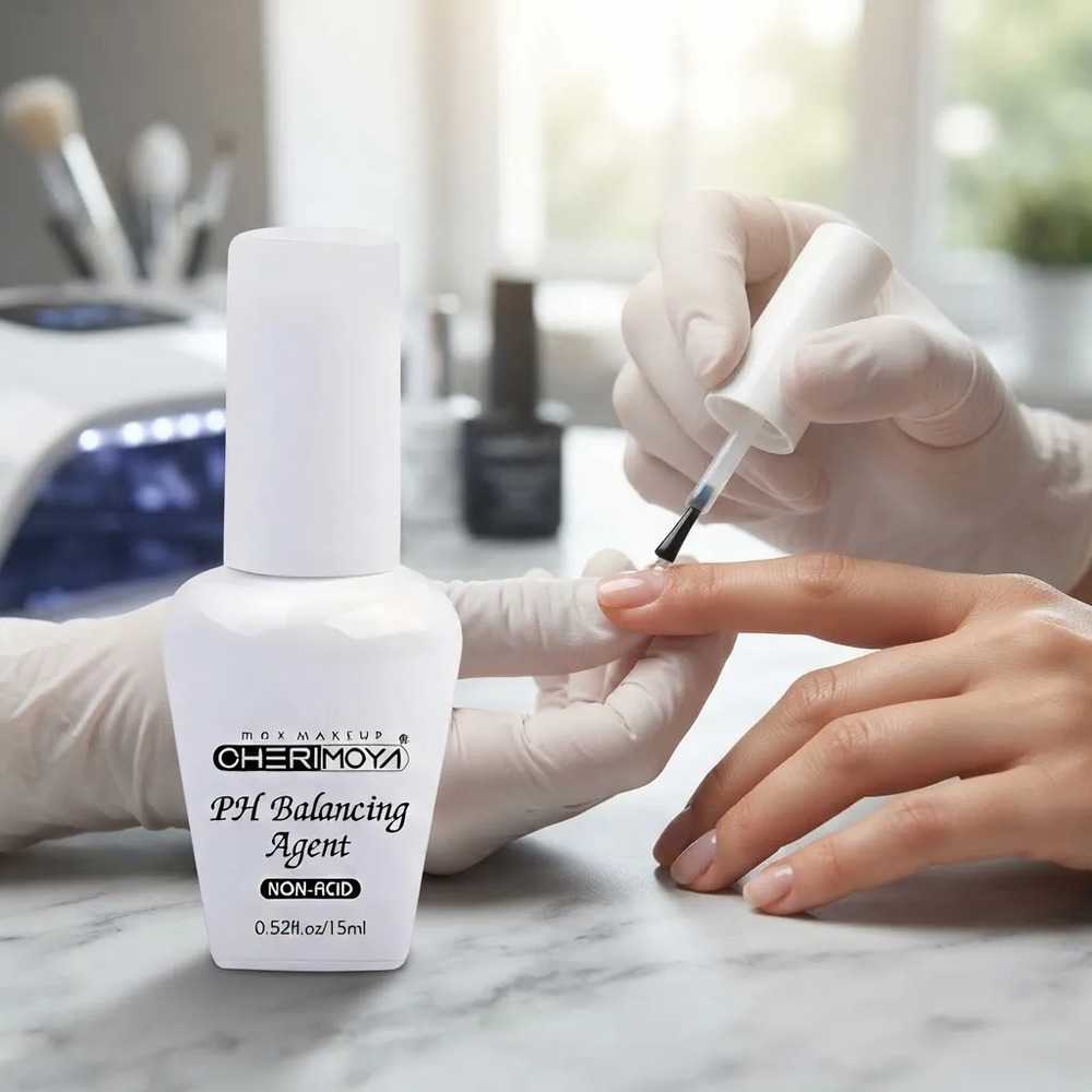 Esmalte Ph Balancing Cherimoya Acrílicas Caping Softgel + - Imagen 3