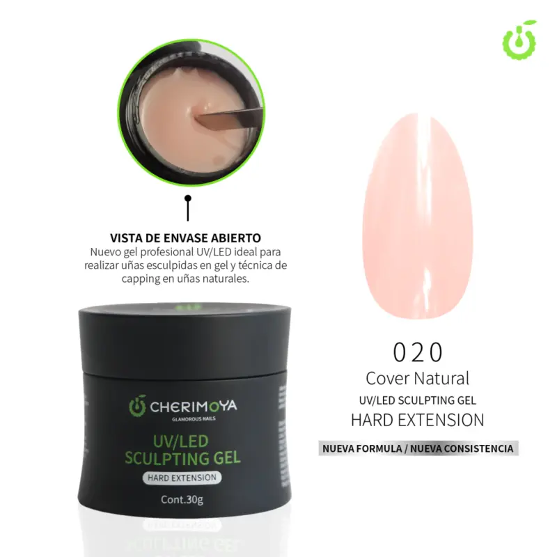 Sculpting Gel Chermioya 30grs tono 020 Nude